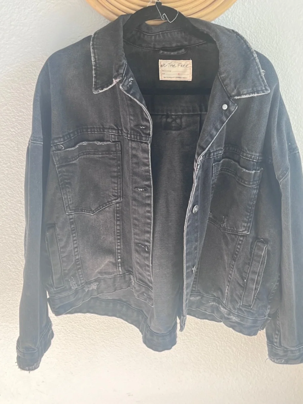 We The Free Opal Swing Denim Jacket Size small - Picture 4 of 5